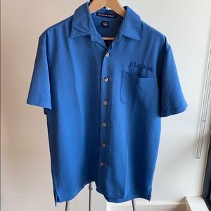 Short sleeve button up shirt from J Lohr winery